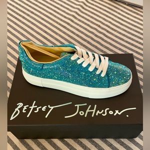 Betsey Johnson crystal tennis shoes!